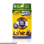 Crayola Model Magic Naturals Bisque Terra Cotta Earthtone 6 Count 0.5 Ounce Packs No-Mess Soft Squishy Lightweight Modeling Material For Kids 4 & Up Easy to Paint and Decorate Air Dries Smooth  B0011458HO